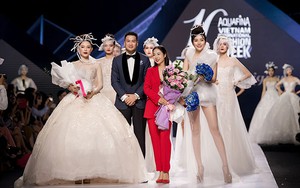 Phillip Nguyễn cổ vũ bạn gái Linh Rin catwalk, Cao Thái Hà 'thần thái' trên sàn diễn