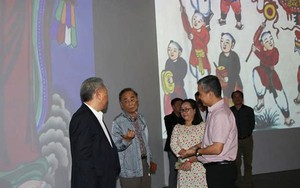 Triển lãm nghệ thuật đa phương tiện 'Tranh dân gian Hàng Trống'