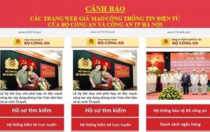 Hà Nội: Phát hiện 8 trang web giả mạo lực lượng Công an