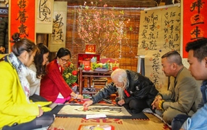 Nhiều hoạt động hấp dẫn tại Triển lãm và liên hoan thư pháp 'Thăng Long - Hà Nội'