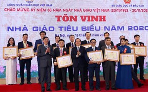 Bộ Giáo dục và Đào tạo tôn vinh 183 nhà giáo tiêu biểu năm 2020