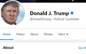 Facebook, Instagram bỏ chặn tài khoản Tổng thống Trump nhưng thay đổi chức danh