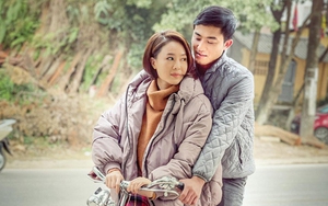 Loạt ảnh Hồng Diễm - Doãn Quốc Đam tình cảm ở hậu trường 'Hướng dương ngược nắng'