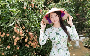 Á hậu Thụy Vân trở thành đại sứ thương hiệu vải Thanh Hà - Hải Dương