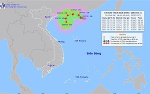 Bão số 3 gây mưa dông mạnh vùng biển từ Bình Thuận đến Cà Mau