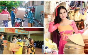Ca sĩ Hà Phương tặng 1.000 phần quà cho người dân khó khăn vì Covid-19