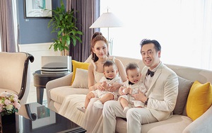 Cặp song sinh đáng yêu của Dương Khắc Linh - Sara Lưu hút lượng fan lớn