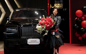'Chị Ông Địa' Thu Trang khoe sở hữu chiếc SUV siêu sang Rolls-Royce hơn 40 tỷ đồng