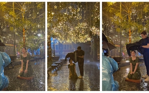 Huyền Lizzie dầm mưa 4 tiếng quay cảnh khóc trong tập 6 'Thương ngày nắng về'