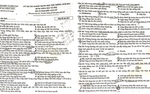 Đề thi môn Lịch sử tốt nghiệp THPT quốc gia năm 2022