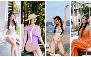 Phan Minh Huyền gây 'sốt' với ảnh bikini quyến rũ sau 'Thương ngày nắng về'