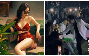 Phương Oanh và bạn trai doanh nhân sánh đôi vui vẻ chốn đông người