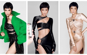 Hoa hậu Ngọc Châu 'nổi loạn' với loạt đầm cắt xẻ của Chung Thanh Phong