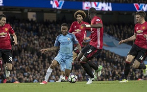 Man City 0-0 Man United: Mourinho 'dựng xe buýt', Fellaini bị đuổi, M.U vẫn... bất bại