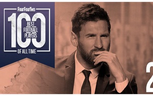 Messi thứ hai, Ronaldo 'béo' thứ 10, Kaka bị gạch tên... nhiều tranh cãi ở top 100 cầu thủ vĩ đại nhất
