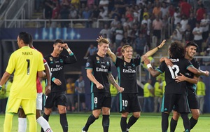 Xem video clip trận Real Madrid 2-1 Manchester United ở Siêu Cúp châu Âu 2017