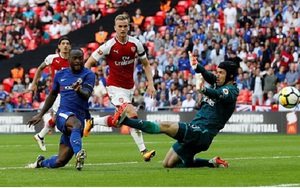 Arsenal 1-1 (4-1 penalty) Chelsea: Morata đá hỏng 11m. Arsenal thắng ở loạt sút luân lưu