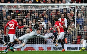 M.U 4-0 Crystal Palace: Fellaini lập cú đúp, M.U tạm chiếm ngôi đầu bảng