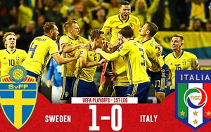 Thụy Điển 1-0 Italy: Thua bạc nhược lại mất Verratti ở lượt về, Azzurri lâm nguy