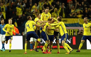 Video clip highlights bàn thắng trận Thụy Điển 1-0 Italy