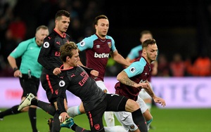 Video highlights West Ham 0-0 Arsenal: Pháo thủ xuống thứ 7, ngoạn mục David Moyes
