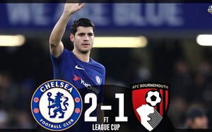 Video bàn thắng Chelsea 2-1 Bournemouth: Morata đóng vai người hùng ở phút cuối