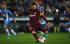 Espanyol 1-0 Barca: Messi đá hỏng 11m, Barca thua trận đầu tiên ở mùa giải này