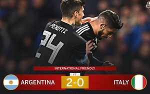 Argentina 2-0 Italy: Vắng Messi, Argentina vẫn thắng thuyết phục. Di Biagio ra mắt thất bại