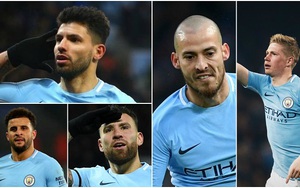 Man City áp đảo Đội hình xuất sắc nhất năm của PFA, M.U chỉ có 1 cầu thủ