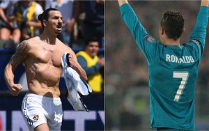 Ibra: 'Bàn của Ronaldo đẹp đấy, nhưng cậu ta nên thử thực hiện từ xa 40m'
