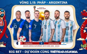 Chọn kèo Pháp vs Argentina (21h, 30/6), Uruguay vs Bồ Đào Nha (01h, 1/7)