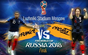 Link trực tiếp trận Pháp và Croatia (22h00, 15/7). TRỰC TIẾP VTV6