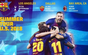 Lịch thi đấu giao hữu Hè 2018 của Barcelona