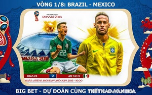 Chọn kèo Brazil vs Mexico (21h00 ngày 2/7) và Bỉ vs Nhật Bản (1h00 ngày 3/7)