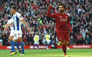 Video clip bàn thắng Liverpool 1-0 Brighton: Salah tỏa sáng ở Anfield