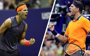 Trực tiếp Bán kết giải Mỹ mở rộng Rafael Nadal vs Del Potro (03h00,08/9)