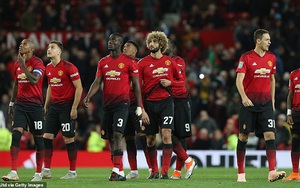 M.U 2-2 (pen 7-8) Derby County: Romero dính thẻ đỏ, M.U bị loại khỏi Cúp Liên đoàn