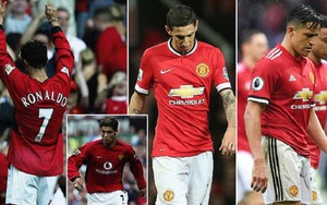 Thời hậu Ronaldo, 5 cầu thủ mang áo số 7 MU chỉ ghi được 13 bàn