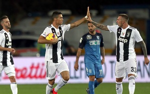 Empoli 1-2 Juventus: Ronaldo lập cú đúp giúp Juventus ngược dòng thành công
