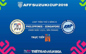 Dự đoán và trực tiếp bóng đá Philippines vs Singapore (19h00, 13/11). Soi kèo AFF Cup 2018