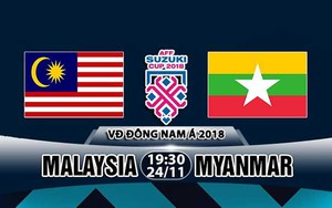 Link xem trực tiếp Việt Nam vs Campuchia, Malaysia vs Myanmar (19h30 ngày 24/11)