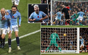 Video clip bàn thắng Man City 3-1 M.U: Chiến thắng thuyết phục cho nửa xanh
