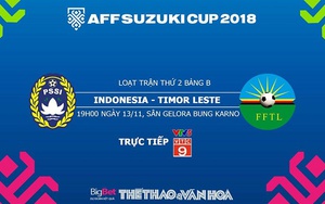Dự đoán và trực tiếp bóng đá Indonesia vs Đông Timor (19h00, 13/11). Soi kèo AFF Cup 2018