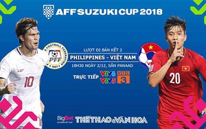 Soi kèo và dự đoán bóng đá Philippines vs Việt Nam, AFF Cup 2018. VTV6, VTC3 trực tiếp