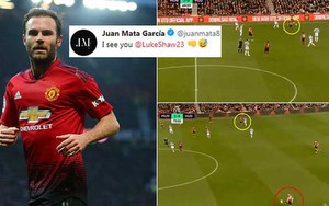 Mata được gọi là 'phù thủy' sau cú vô lê chuyền bóng ngoạn mục cho Luke Shaw