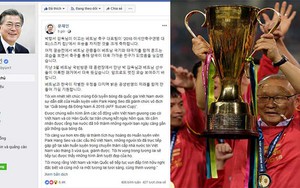 Tổng thống Hàn Quốc chúc mừng HLV Park Hang Seo và tuyển Việt Nam vô địch AFF Cup