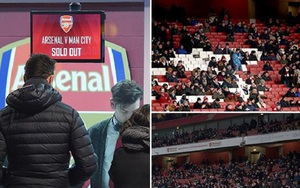 Arsenal báo có 1.447 ghế trống ở trận gặp Man City, bị Gary Neville cười nhạo