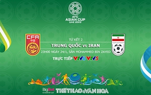 Soi kèo Trung Quốc vs Iran (23h00 ngày 24/01). VTV6, VTV5 trực tiếp. Kèo bóng đá Asian Cup 2019