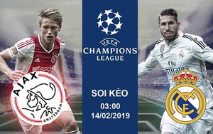 Nhận định và soi kèo Ajax vs Real (03h00 ngày 14/2). Trực tiếp bóng đá. Kèo Real vs Ajax