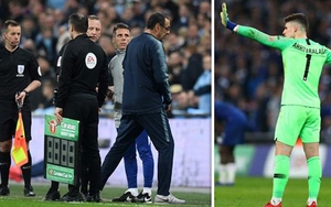 Toàn bộ VIDEO Kepa công khai làm phản Sarri, từ chối thay người để tiếp tục bắt 11m